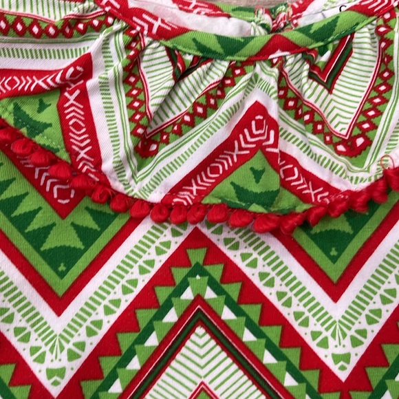 Christmas/Holiday Red & Green Dress - Picture 7 of 10